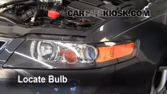 2008 Acura TSX 2.4L 4 Cyl. Éclairage Feu clignotant avant (remplacer l'ampoule)